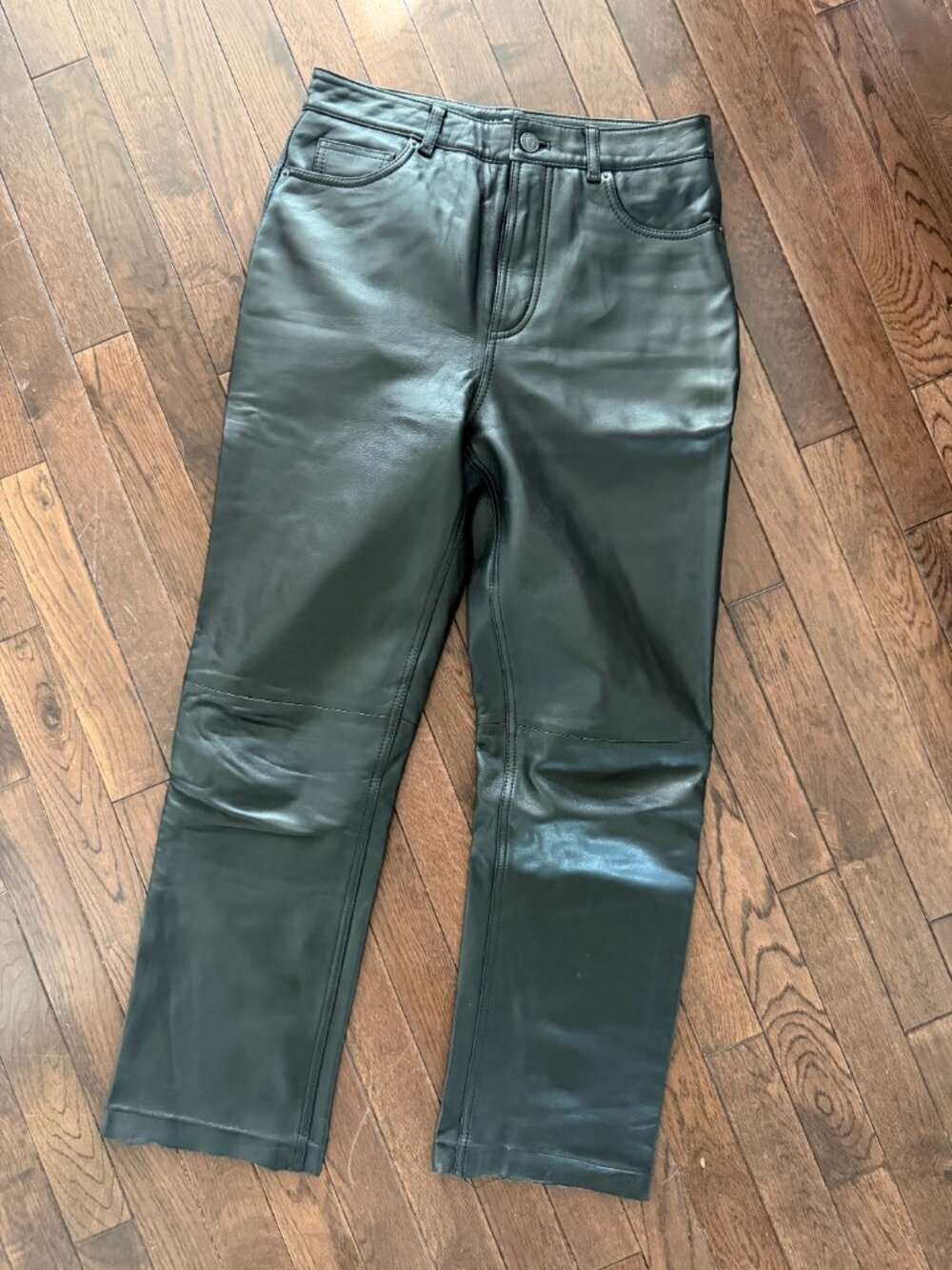 reformation x veda cynthia leather pants